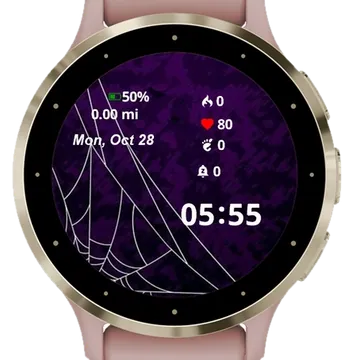 HALLOWEEN Garmin watch face preview