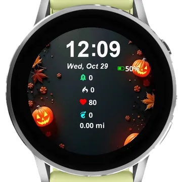 Halloween 25 Garmin watch face preview