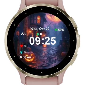 Halloween da Brivido Garmin watch face preview