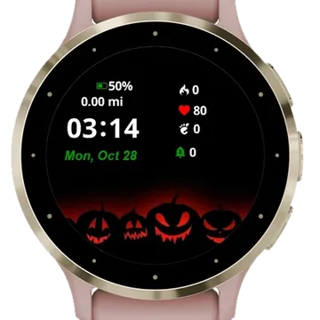 HALLOWEEN FEST Garmin watch face preview
