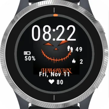Halloween Greetings Garmin watch face preview