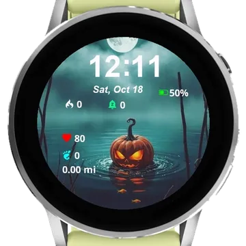 Halloween Happy Garmin watch face preview