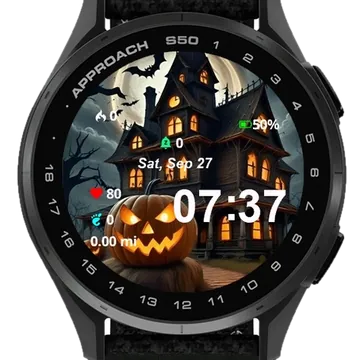 Halloween House Garmin watch face preview