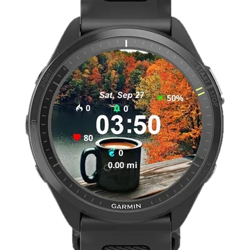Halloween Mountain Garmin watch face preview