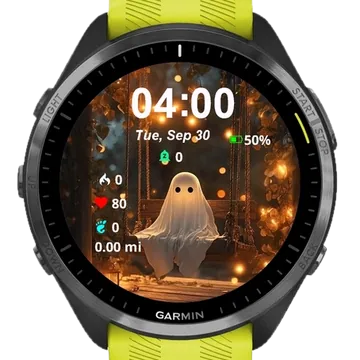 Halloween Phantom Garmin watch face preview
