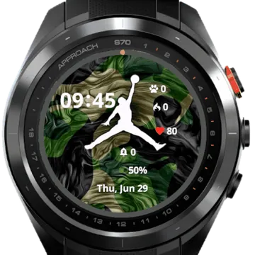 Handball Man Garmin watch face preview