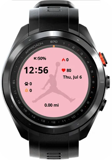Handball Garmin watch face preview