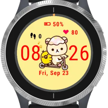 Happy Cat Garmin watch face preview