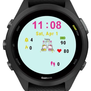 Happy Easter Cute Garmin watch face preview