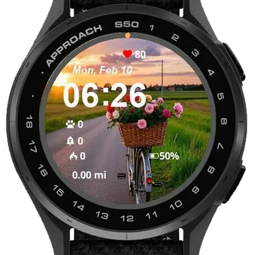Happy Moment Garmin watch face preview