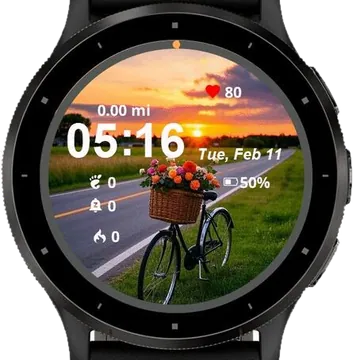 Happy Moment Garmin watch face preview