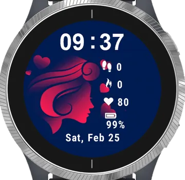 Happy Mothers Day Garmin watch face preview