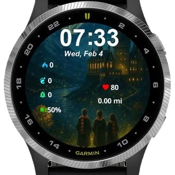 Harry Hermik Garmin watch face preview