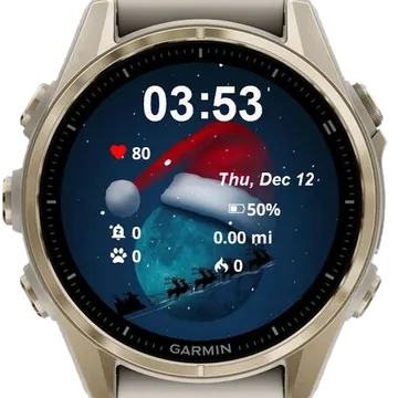 Hat Winter Garmin watch face preview