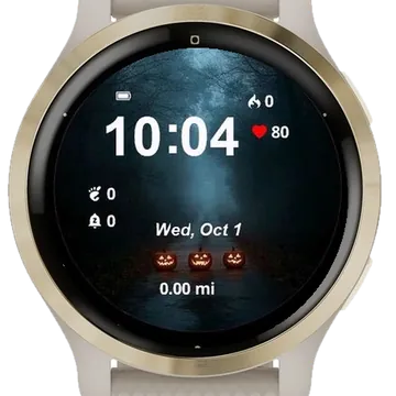 Haunted Trail Garmin watch face preview