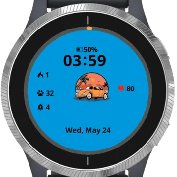 Havana Car Garmin watch face preview