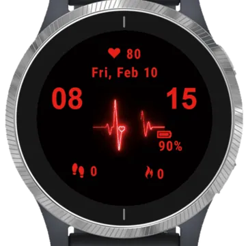 Heart Beat Garmin watch face preview