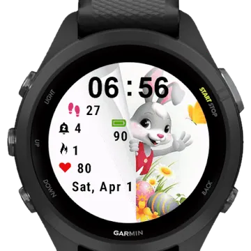 Hello Bunny Garmin watch face preview