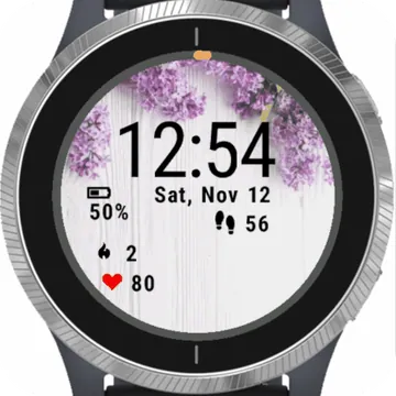 Hello Spring Garmin watch face preview
