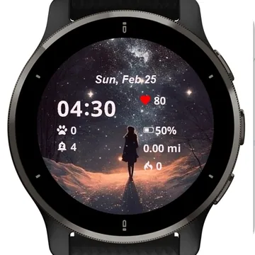 His Dreams Garmin watch face preview