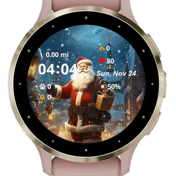Ho ho ho Garmin watch face preview