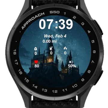 Hog Castle Garmin watch face preview