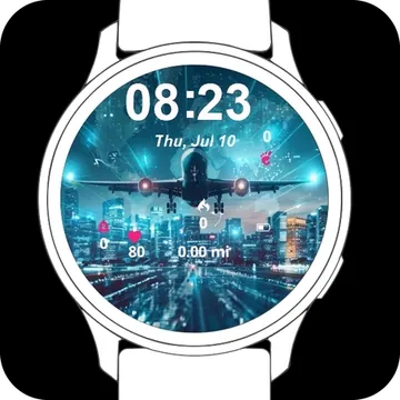 Holiday Garmin watch face preview