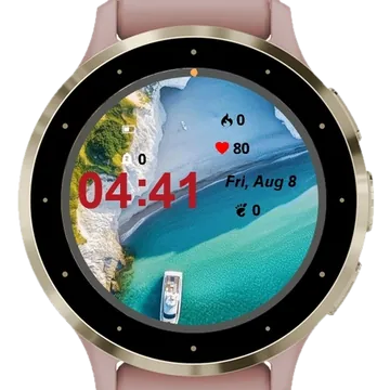 Holiday Garmin watch face preview