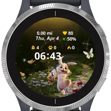 Holiday Easter Garmin watch face preview