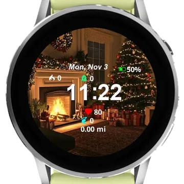 Holiday Magic Garmin watch face preview