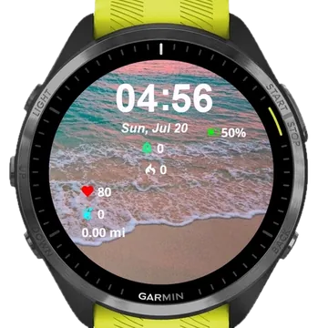 Holiday Summer Garmin watch face preview