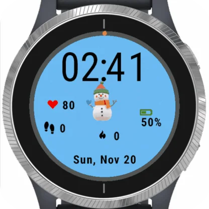 Hop Christmas Animated Garmin watch face preview