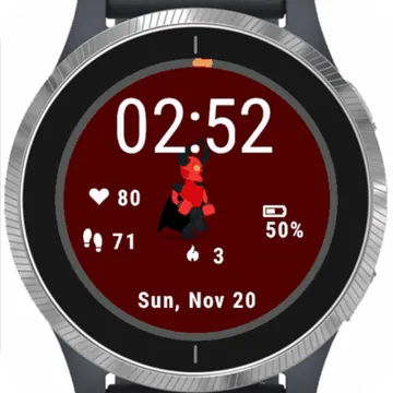 Horror Days Garmin watch face preview