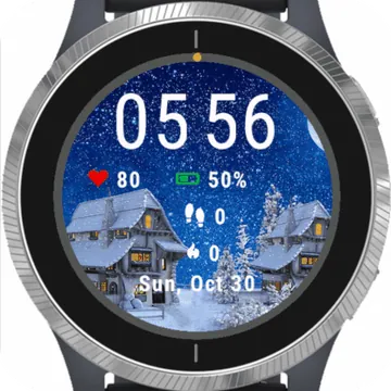 House in Carpathians Garmin watch face preview