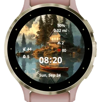 House Water Garmin watch face preview
