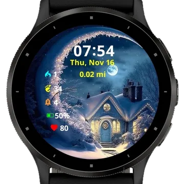 House Winter Garmin watch face preview