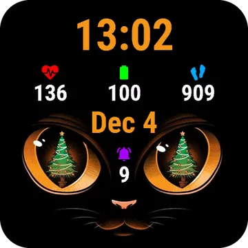 Hypnotised Garmin watch face preview