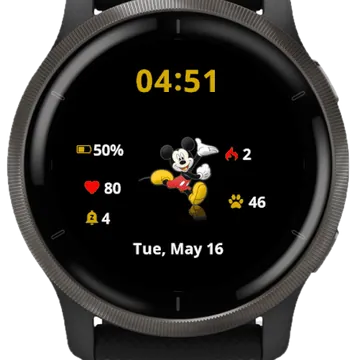 I Am Here Garmin watch face preview