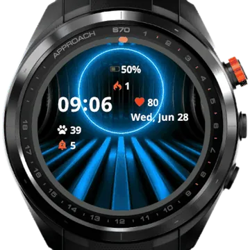 Illustration Garmin watch face preview