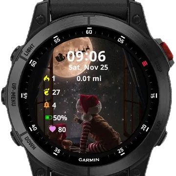 In a Perfect World Garmin watch face preview