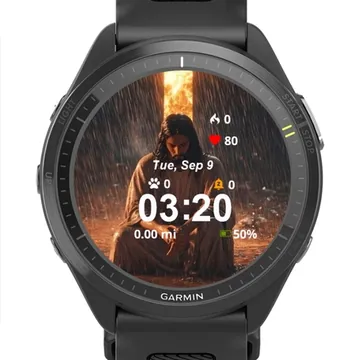 In Jesus Name Amen Garmin watch face preview