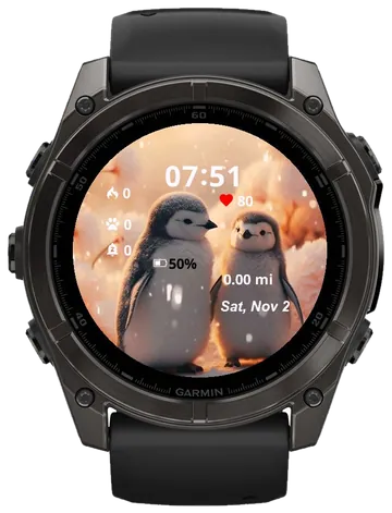 Infinite Love Garmin watch face preview