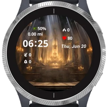 Interior Church Garmin watch face preview