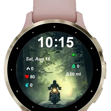 Into the Unknown Garmin watch face preview