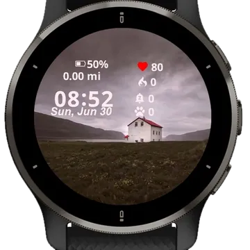 Isolated House Garmin watch face preview