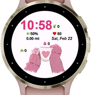 It cold outside Garmin watch face preview