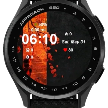 Japan Garmin watch face preview