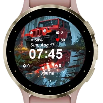 Jeep 2 Garmin watch face preview