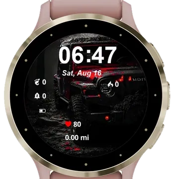 Jeep Garmin watch face preview