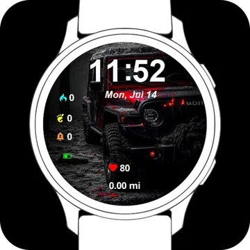 JEEP Garmin watch face preview